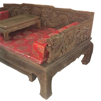 玉石罗汉床