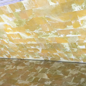 黄玉A+级玉石床板